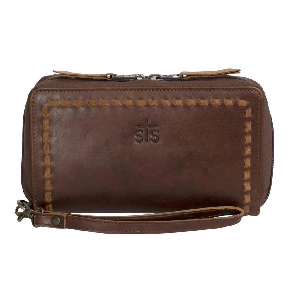 NEW STS RANCHWEAR kacy organizer in caralina croc